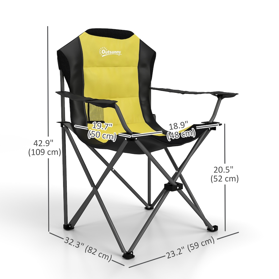 Image 993430_ALTMORE3.jpg, Product 993-430 / Price $74.99 - $79.99, Outsunny Folding Camping Chairs, Set of 2 High Back Folding Chairs from Outsunny on TSC.ca's Health & Fitness department