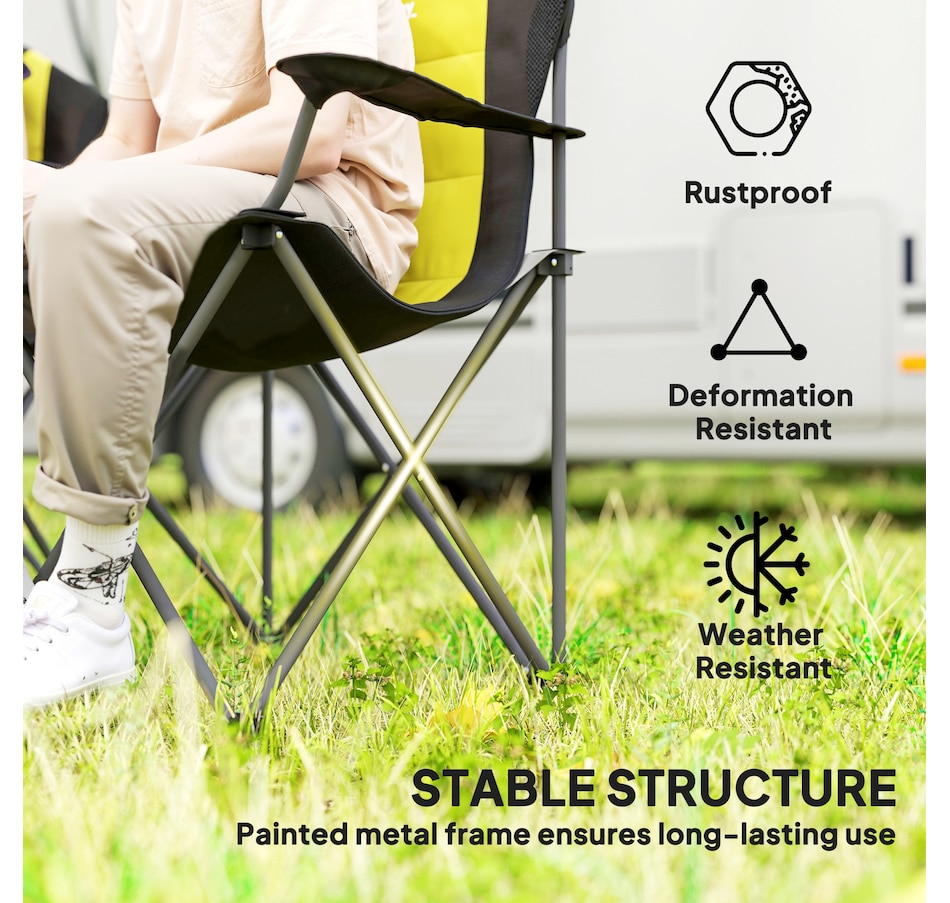 Image 993430_ALTMORE5.jpg, Product 993-430 / Price $84.99 - $89.99, Outsunny Folding Camping Chairs from Outsunny on TSC.ca's Health & Fitness department