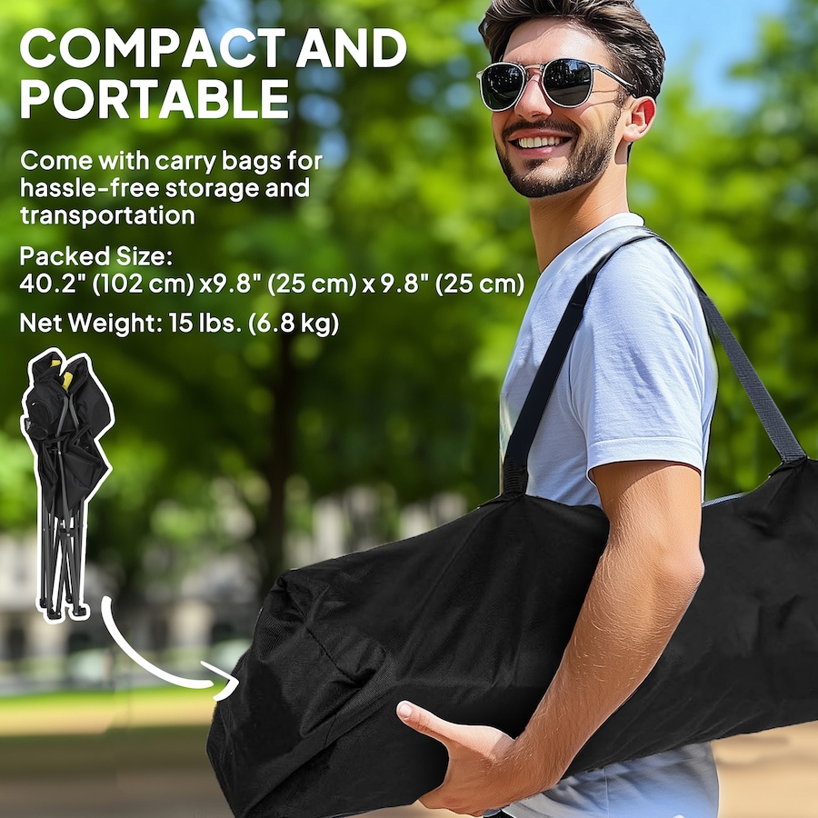 Image 993430_ALTMORE7.jpg, Product 993-430 / Price $74.99 - $79.99, Outsunny Folding Camping Chairs, Set of 2 High Back Folding Chairs from Outsunny on TSC.ca's Health & Fitness department
