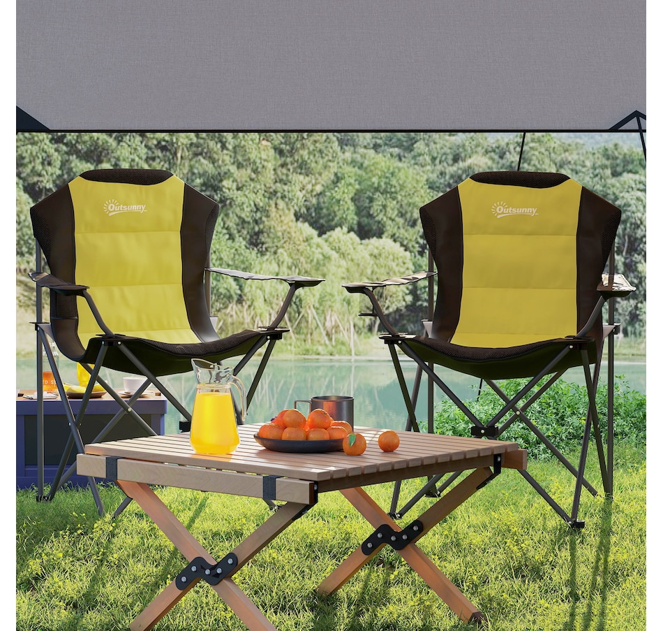 Image 993430_ALTMORE8.jpg, Product 993-430 / Price $84.99 - $89.99, Outsunny Folding Camping Chairs from Outsunny on TSC.ca's Health & Fitness department