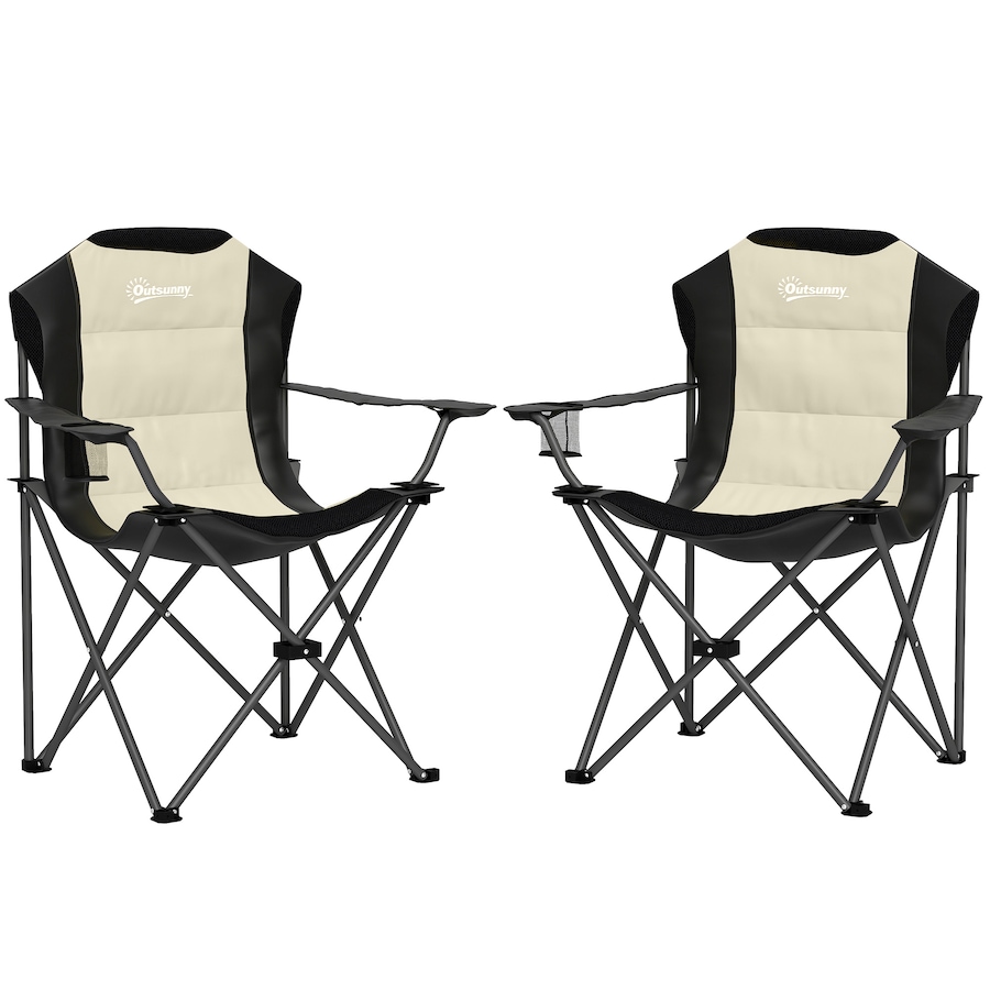 Image 993430_ST02.jpg, Product 993-430 / Price $74.99 - $79.99, Outsunny Folding Camping Chairs, Set of 2 High Back Folding Chairs from Outsunny on TSC.ca's Health & Fitness department