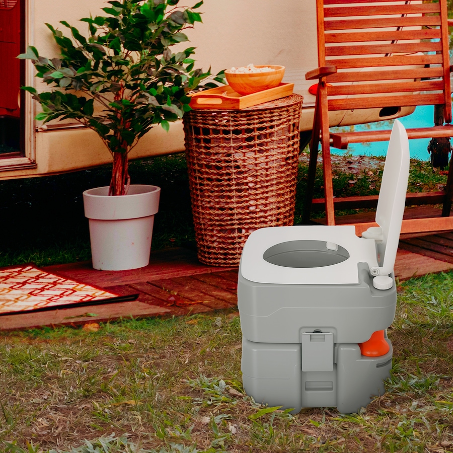 Image 993435_ALTMORE1.jpg, Product 993-435 / Price $109.99, HOMCOM Outdoor Portable Travel Toilet Flushable Tank from HOMCOM on TSC.ca's Health & Fitness department