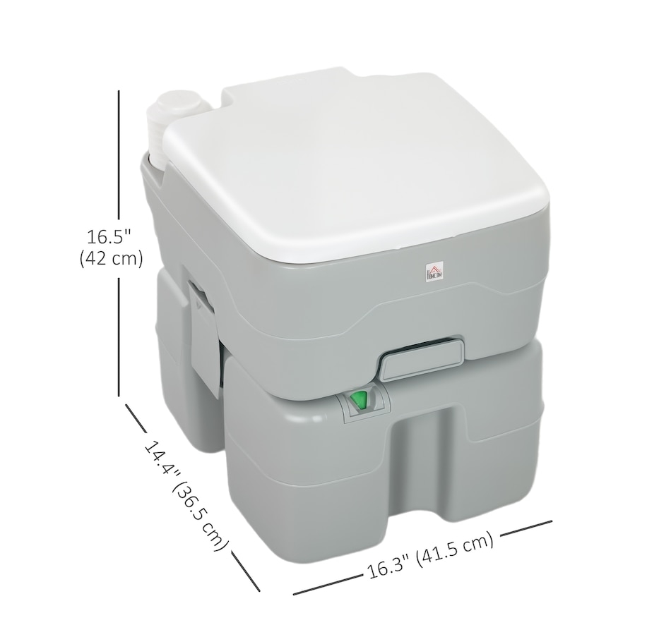 Image 993435_ALTMORE2.jpg, Product 993-435 / Price $114.99, HOMCOM Outdoor Portable Travel Toilet Flushable Tank from HOMCOM on TSC.ca's Health & Fitness department