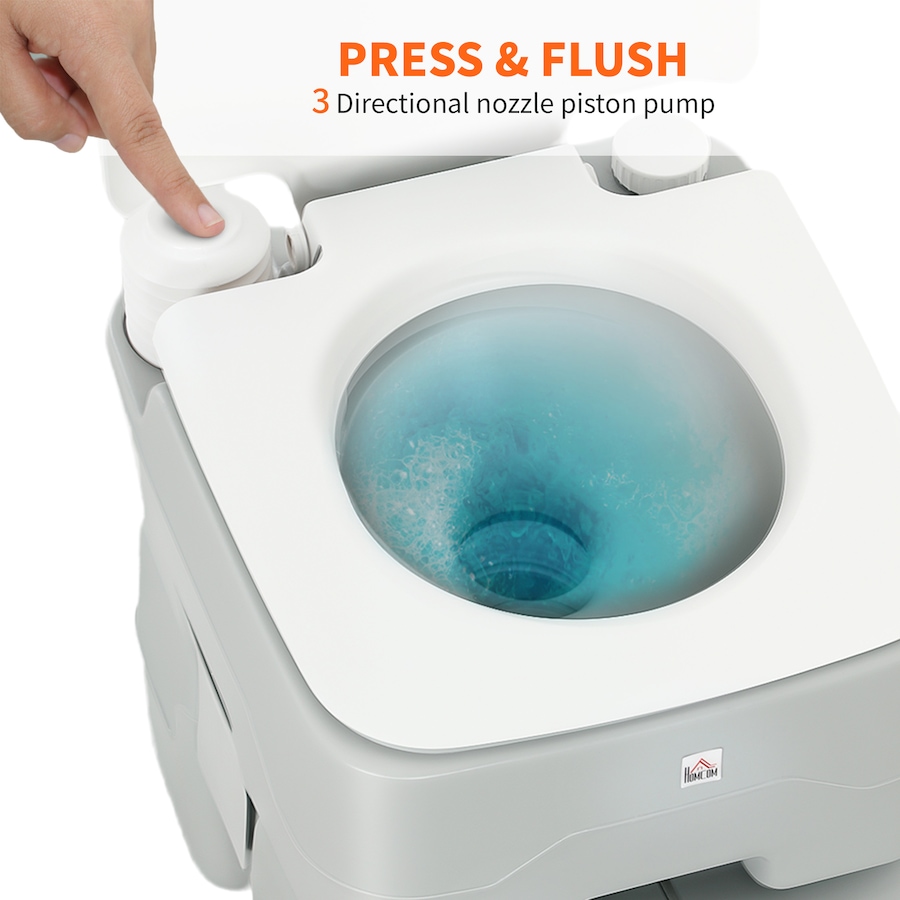 Image 993435_ALTMORE5.jpg, Product 993-435 / Price $109.99, HOMCOM Outdoor Portable Travel Toilet Flushable Tank from HOMCOM on TSC.ca's Health & Fitness department