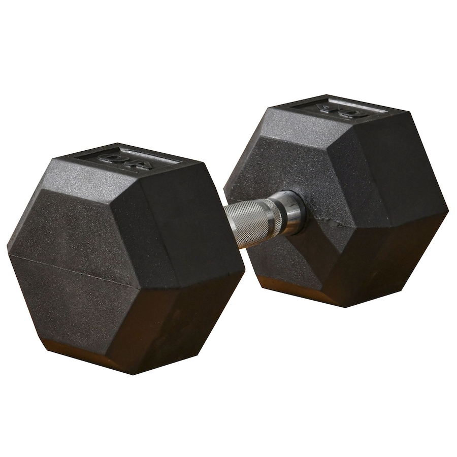 Image 993442_ST02.jpg, Product 993-442 / Price $53.99, Soozier 40lbs Rubber Hex Dumbbells Weight Dumbbell Hand Weight Barbell from Soozier on TSC.ca's Health & Fitness department
