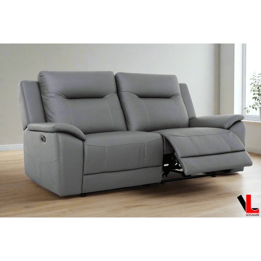 Image 993445.png, Product 993-445 / Price $2,179.99, Levoluxe Avante 81" Jaxxon Steel Power Reclining 2 Seater Sofa from Levoluxe on TSC.ca's Home & Garden department