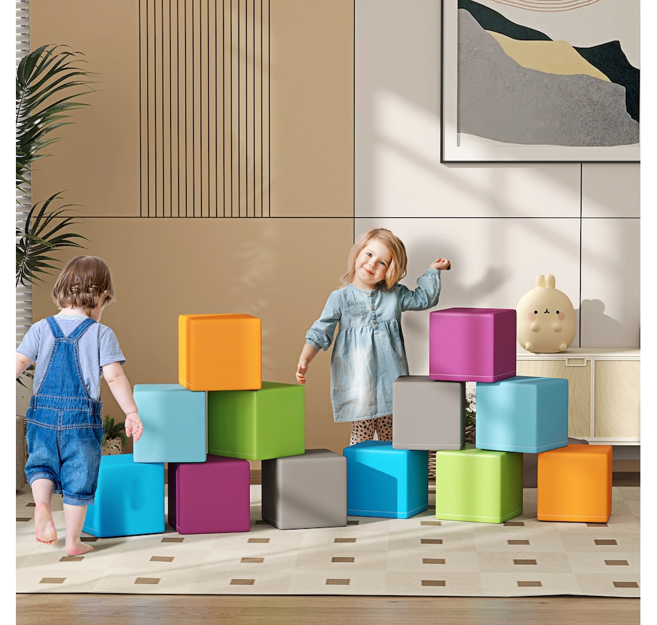 Image 993459_ALTMORE2.jpg, Product 993-459 / Price $99.99, Soozier 12 Piece Foam Blocks Soft Play Equipment for Kids from Soozier on TSC.ca's Home & Garden department