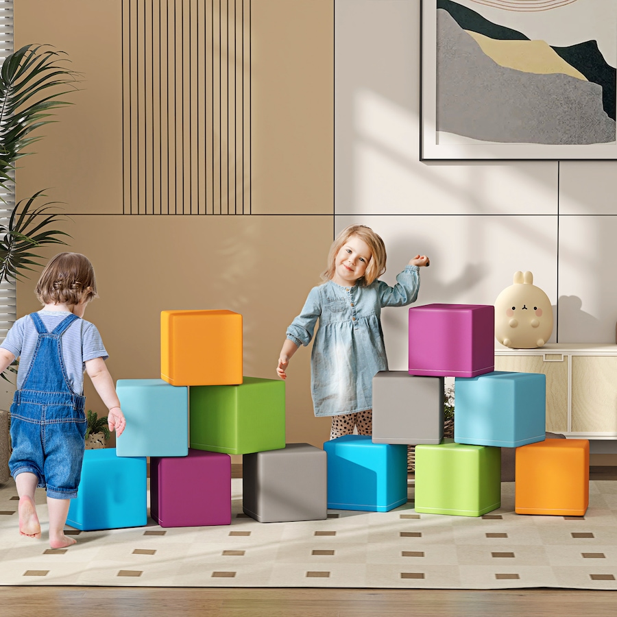 Image 993459_ALTMORE2.jpg, Product 993-459 / Price $104.99, Soozier 12 Piece Foam Blocks Soft Play Equipment for Kids from Soozier on TSC.ca's Home & Garden department