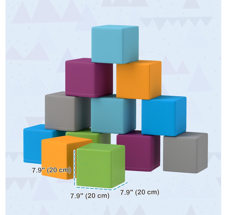 Image 993459_ALTMORE3.jpg, Product 993-459 / Price $99.99, Soozier 12 Piece Foam Blocks Soft Play Equipment for Kids from Soozier on TSC.ca's Home & Garden department