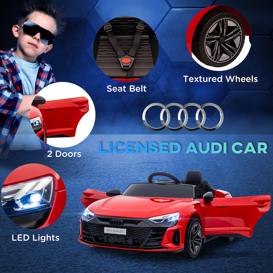 Image 993466_ALTMORE3.jpg, Product 993-466 / Price $229.99, Aosom 12V 3.1 MPH Kids Ride on Car w/ Remote Control, Suspension, Red from Aosom on TSC.ca's Toys & Hobbies department