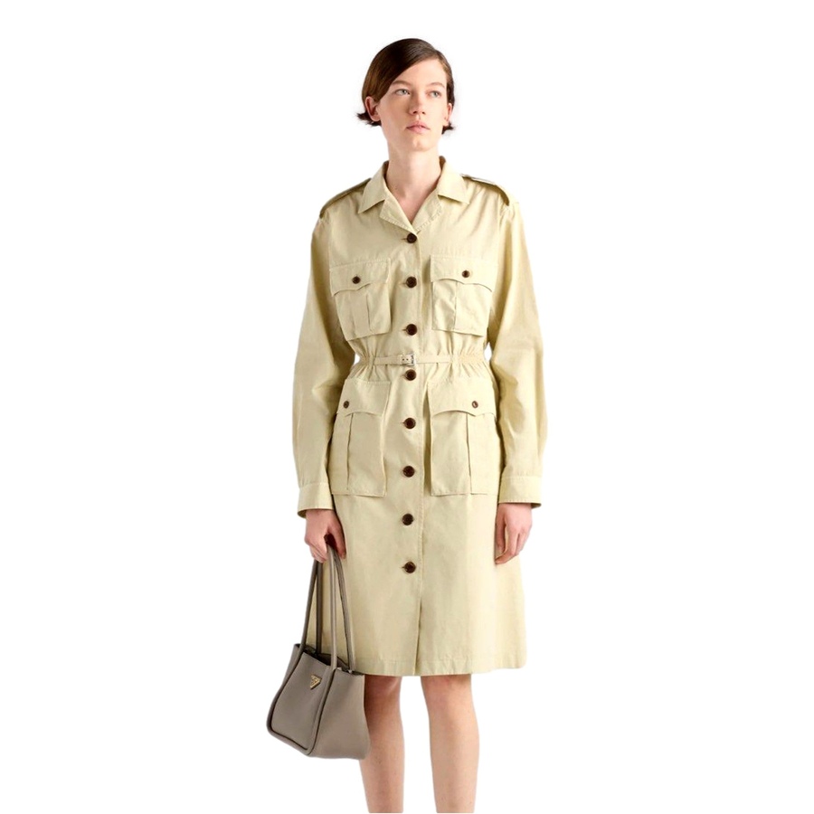 Image 993482_ALTMORE14.jpg, Product 993-482 / Price $5,088.00, Prada Soft Grain Leather Argilla Gray Small Shopping Shoulder Tote from Prada on TSC.ca's Fashion department