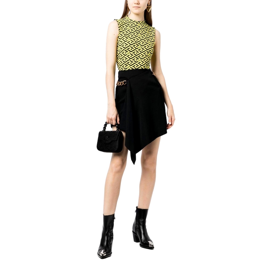 Image 993492_ALTMORE10.jpg, Product 993-492 / Price $5,009.00, Versace La Medusa Crystal Mini Top Handle Tote Crossbody Black Silk from Versace on TSC.ca's Fashion department