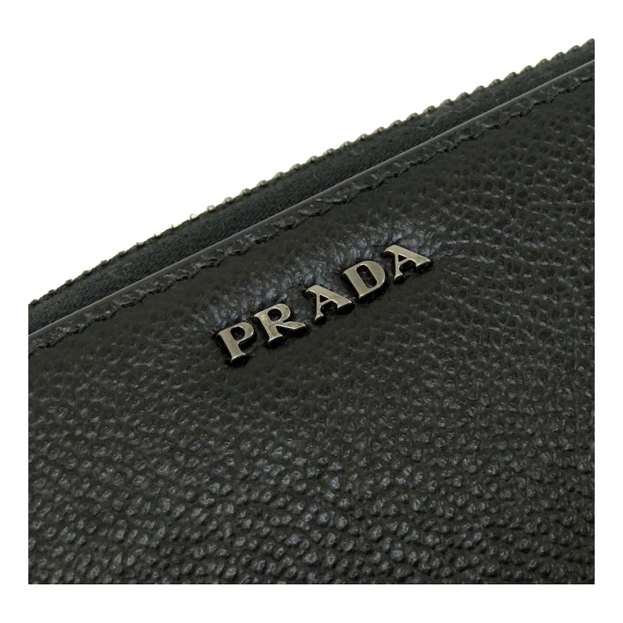 Image 993497_ALTMORE13.jpg, Product 993-497 / Price $1,582.00, Prada Vitello Grain Long Black and Grey Zip Around Continental Wallet from Prada on TSC.ca's Fashion department