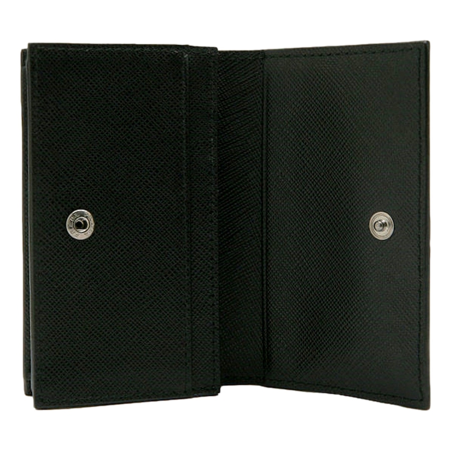 Image 993501_ALTMORE2.jpg, Product 993-501 / Price $1,145.00, Prada Saffiano Black Snap Bifold Card Holder Wallet from Prada on TSC.ca's Fashion department