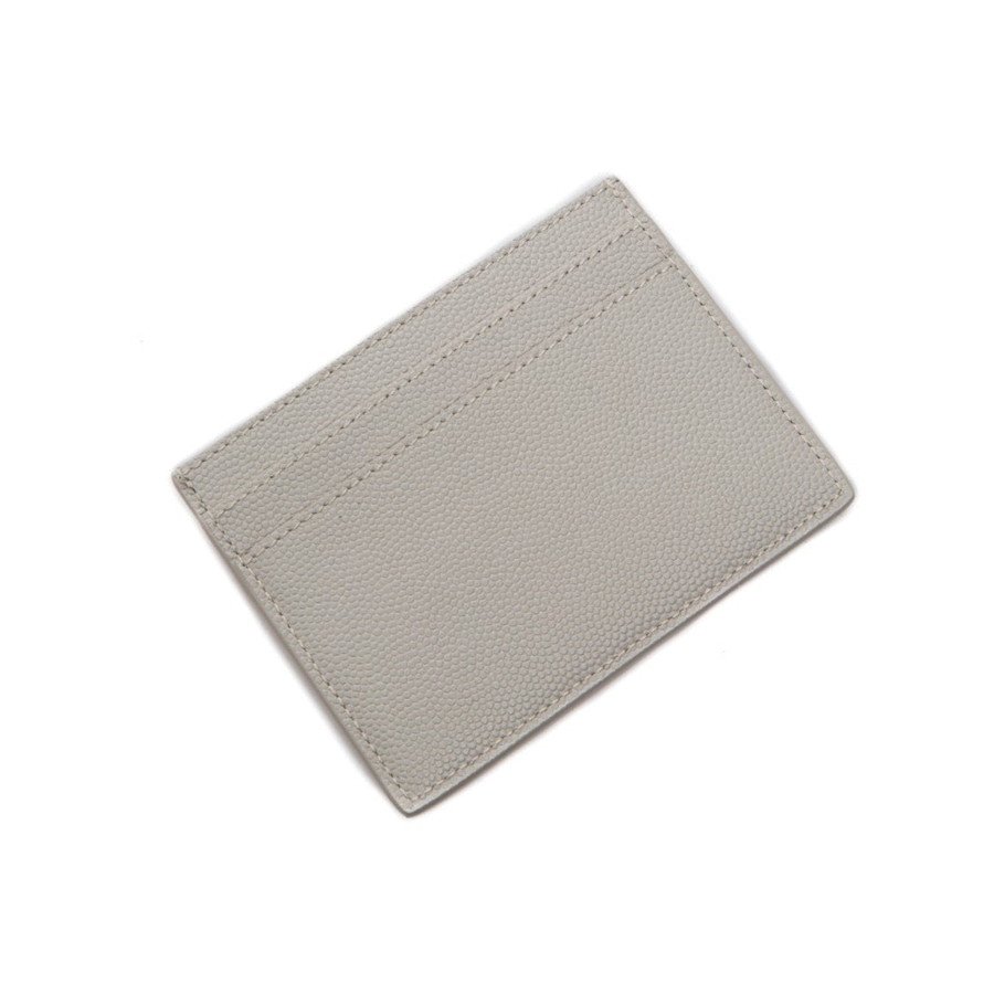 Image 993509_ALTMORE1.jpg, Product 993-509 / Price $628.00, Saint Laurent Grey Grain de Poudre Leather Credit Card Case Wallet from Yves Saint Laurent on TSC.ca's Fashion department