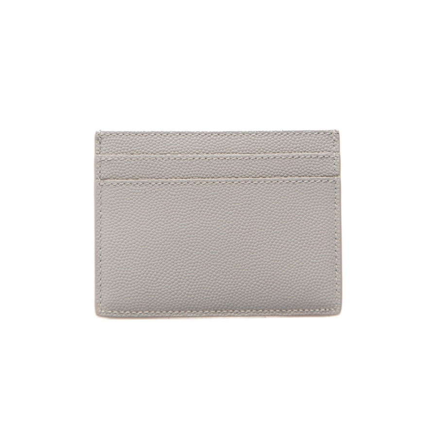 Image 993509_ALTMORE4.jpg, Product 993-509 / Price $628.00, Saint Laurent Grey Grain de Poudre Leather Credit Card Case Wallet from Yves Saint Laurent on TSC.ca's Fashion department