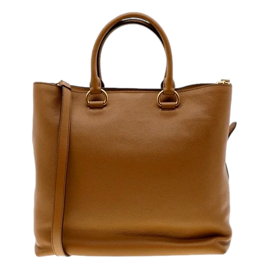 Image 993512_ALTMORE9.jpg, Product 993-512 / Price $4,349.00, Prada Caramel Brown Vitello Phenix Leather Shopping Tote Bag from Prada on TSC.ca's Fashion department