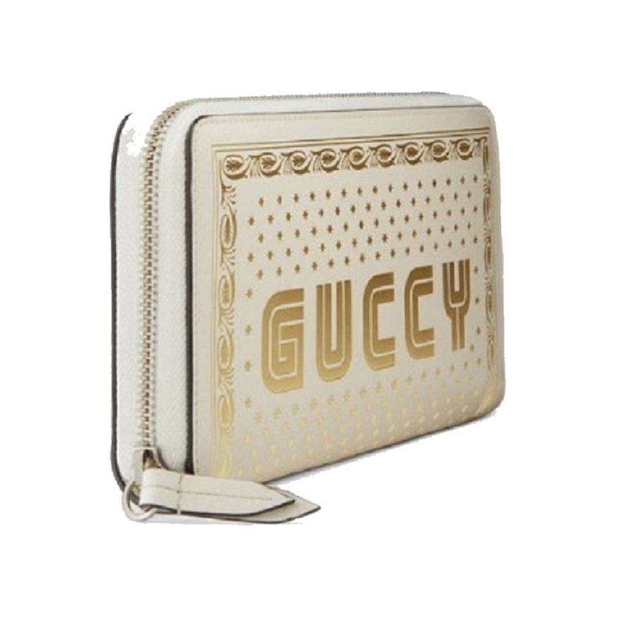 Image 993517_ALTMORE1.jpg, Product 993-517 / Price $1,264.00, Gucci Sega Guccy Stars White Moon Gold Zipper Leather Wallet from Gucci on TSC.ca's Fashion department