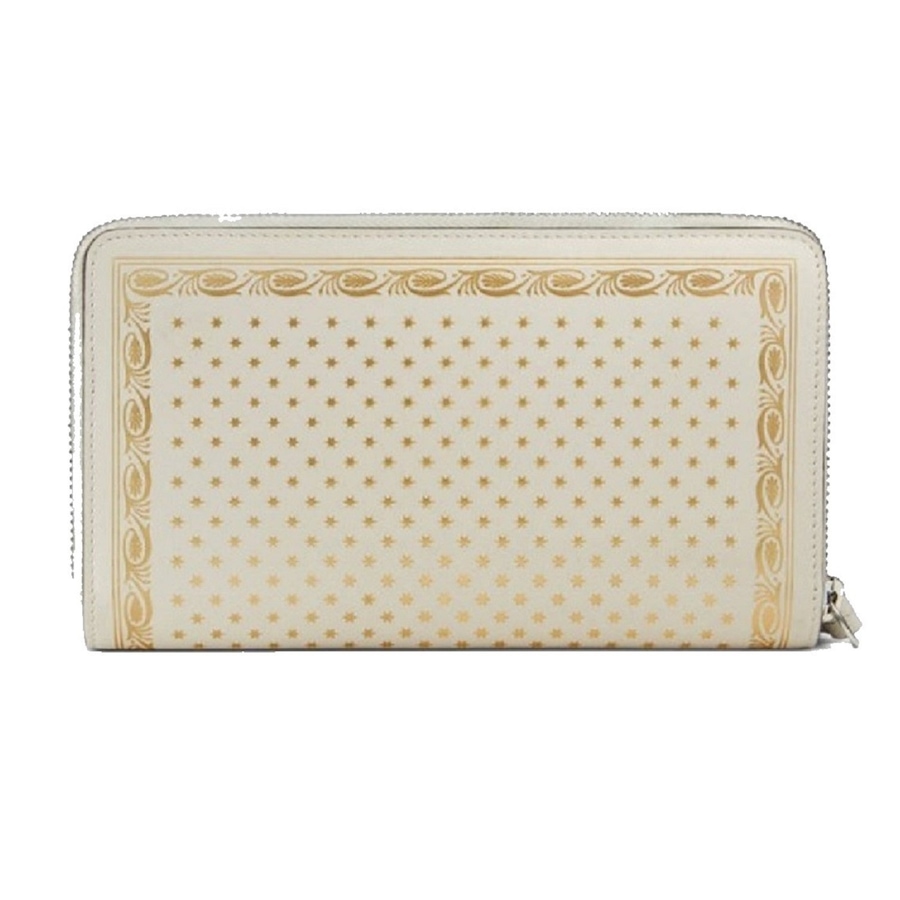 Image 993517_ALTMORE2.jpg, Product 993-517 / Price $1,264.00, Gucci Sega Guccy Stars White Moon Gold Zipper Leather Wallet from Gucci on TSC.ca's Fashion department