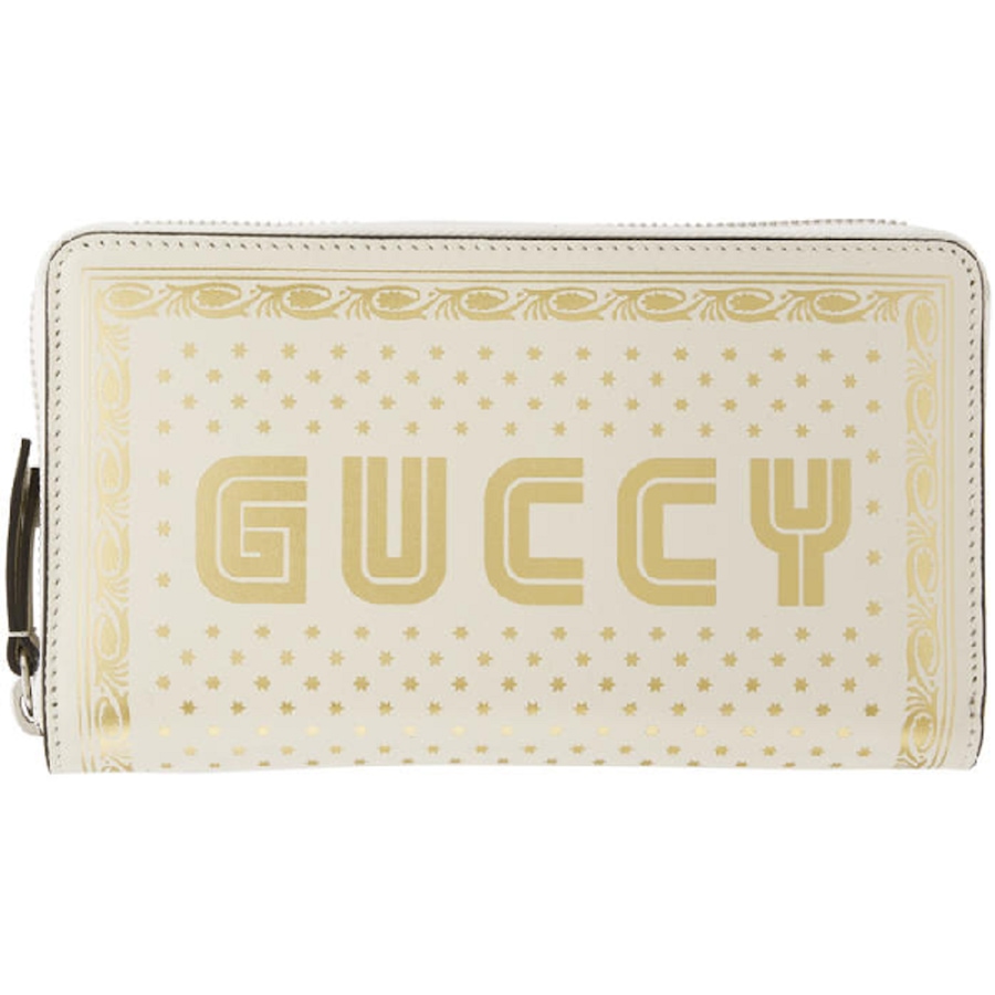 Image 993517_ALTMORE5.png, Product 993-517 / Price $1,264.00, Gucci Sega Guccy Stars White Moon Gold Zipper Leather Wallet from Gucci on TSC.ca's Fashion department