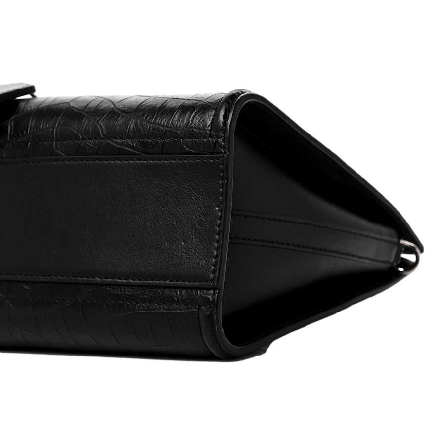 Image 993518_ALTMORE2.jpg, Product 993-518 / Price $3,172.00, Alexander McQueen The Short Story Black Croc Print Leather Satchel from Alexander McQueen on TSC.ca's Fashion department