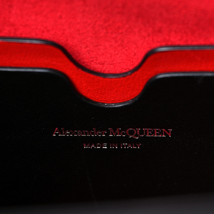 Image 993518_ALTMORE4.jpg, Product 993-518 / Price $3,172.00, Alexander McQueen The Short Story Black Croc Print Leather Satchel from Alexander McQueen on TSC.ca's Fashion department