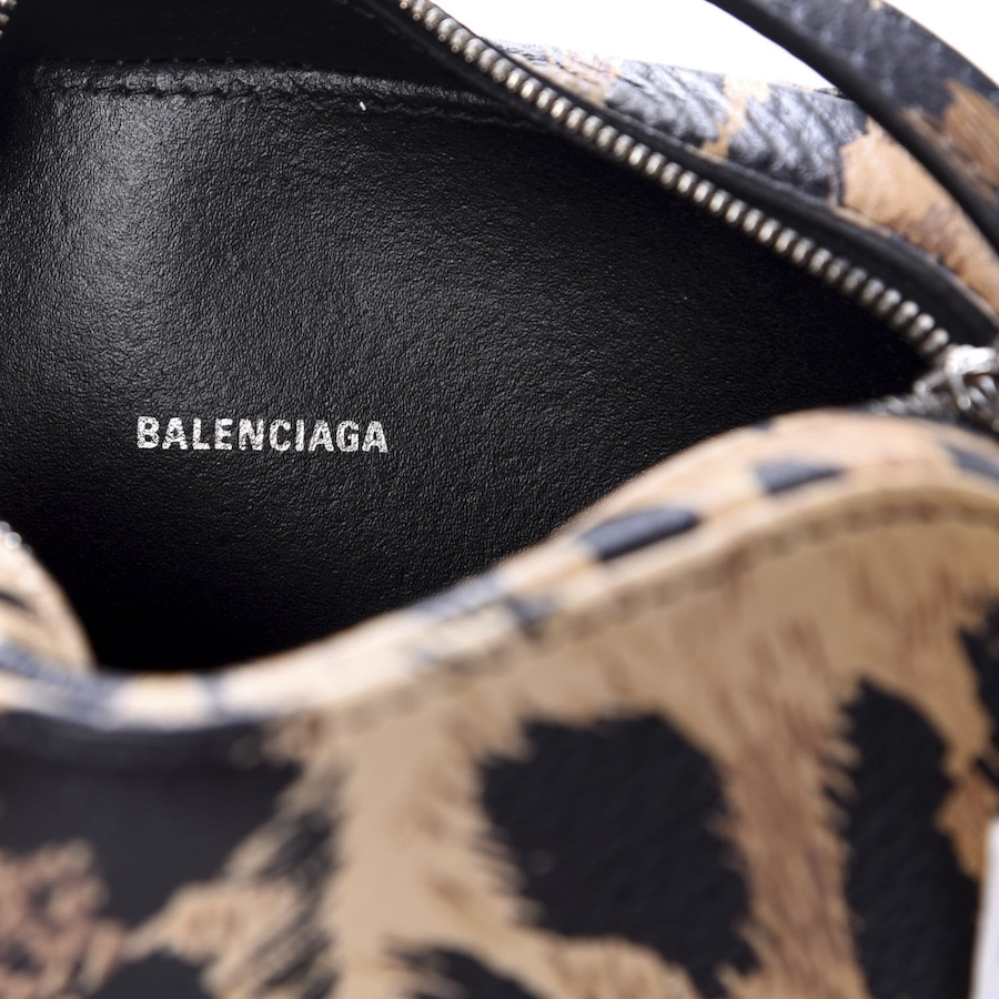 Image 993531_ALTMORE15.jpg, Product 993-531 / Price $1,900.00, Balenciaga Calfskin Logo Printed Leopard XS Everyday Camera Bag from Balenciaga on TSC.ca's Fashion department