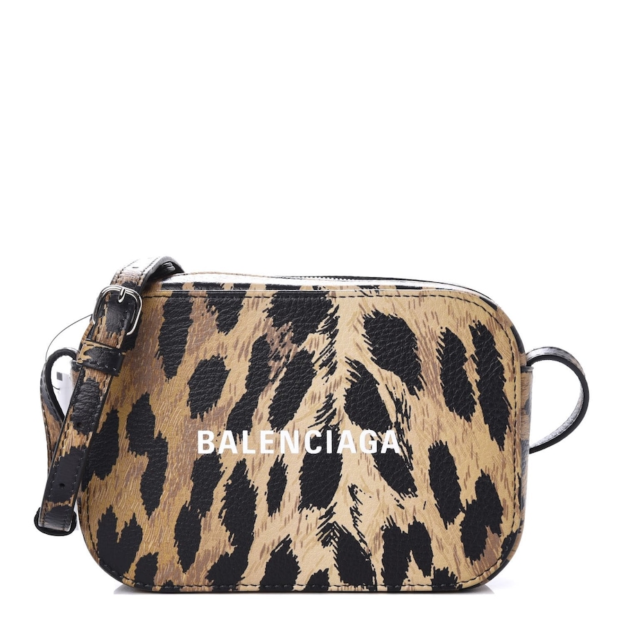 Image 993531_ST01.jpg, Product 993-531 / Price $1,900.00, Balenciaga Calfskin Logo Printed Leopard XS Everyday Camera Bag from Balenciaga on TSC.ca's Fashion department
