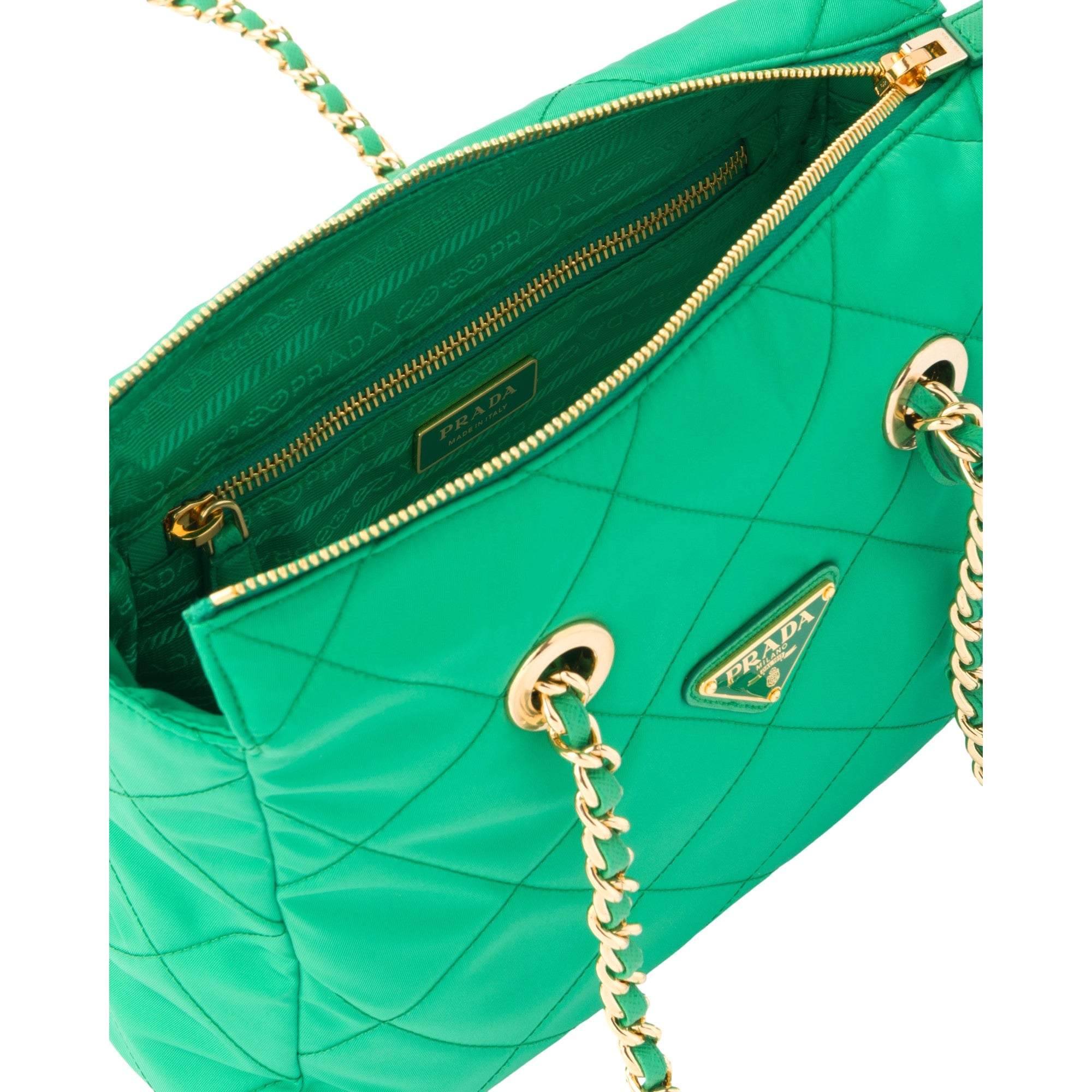 Prada Re-Edition Menta Green 1995 Chaîne Re-Nylon Tote Bag - TSC.ca