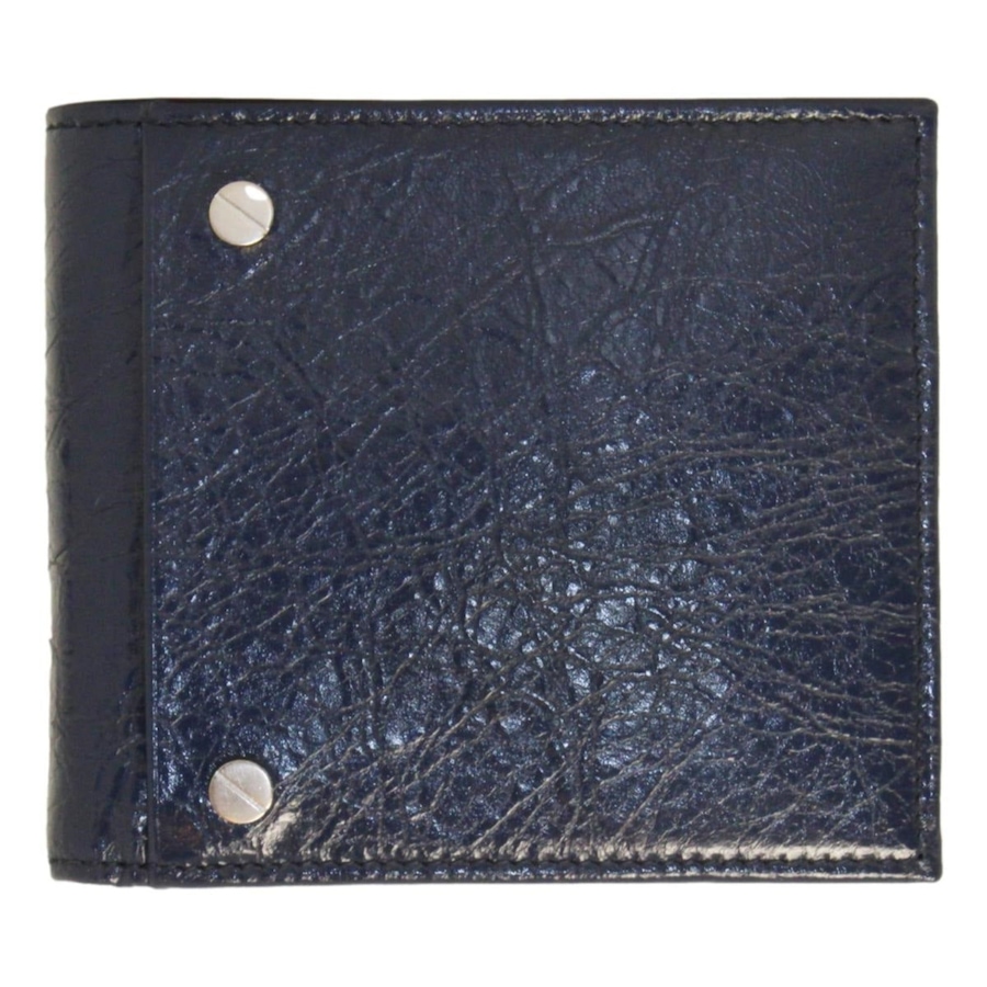 Image 993565_ST01.jpg, Product 993-565 / Price $628.00, Balenciaga Cash Square Blue Arena Leather Bifold Wallet from Balenciaga on TSC.ca's Fashion department