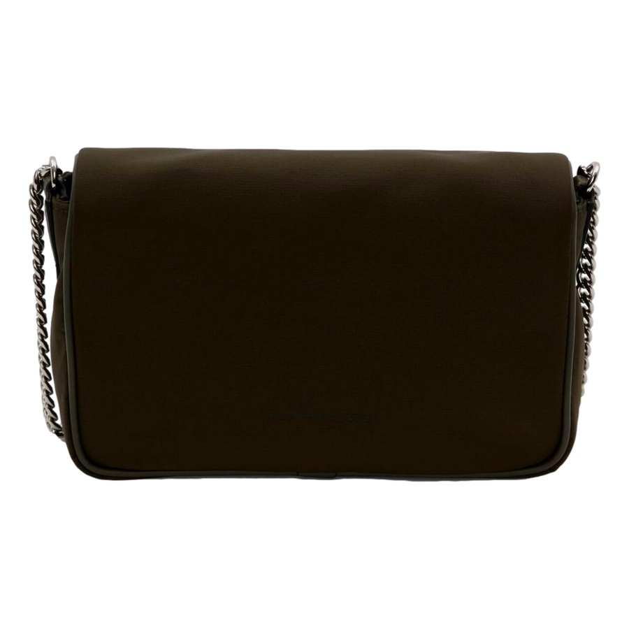 Image 993569_ALTMORE4.jpg, Product 993-569 / Price $1,582.00, Alexander McQueen Army Green Nylon Graffiti Skull Shoulder Bag from Alexander McQueen on TSC.ca's Fashion department