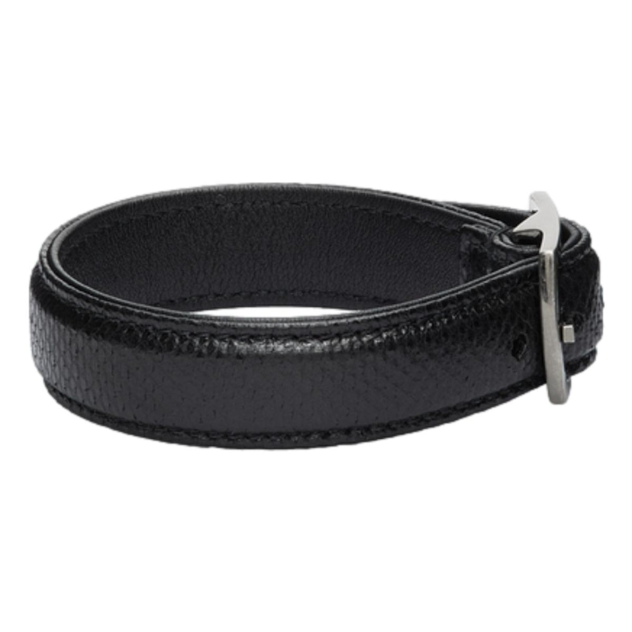 Image 993574_ALTMORE8.jpg, Product 993-574 / Price $557.00, Saint Laurent Black Snake Embossed Leather Buckle Bracelet from Yves Saint Laurent on TSC.ca's Fashion department