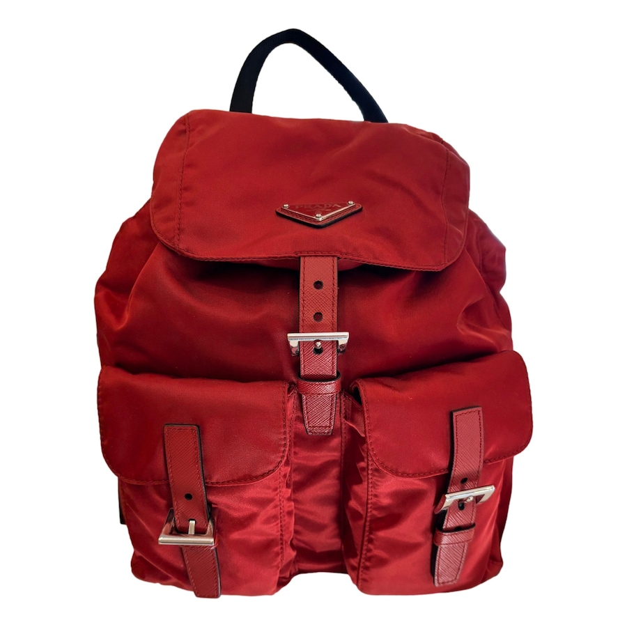 Image 993606_ALTMORE14.jpg, Product 993-606 / Price $3,657.00, Prada Re-Edition Re-Nylon Burgundy Drawstring Backpack Medium from Prada on TSC.ca's Fashion department