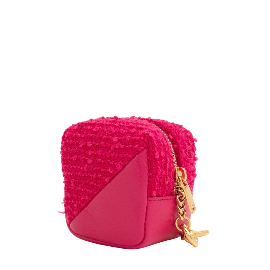 Image 993615_ALTMORE1.jpg, Product 993-615 / Price $668.00, Saint Laurent Jamie YSL Keyring Cube Magenta Tweed Leather from Yves Saint Laurent on TSC.ca's Fashion department