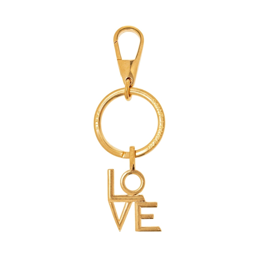 Image 993624_ST01.jpg, Product 993-624 / Price $628.00, Saint Laurent Love Gold Brass Keyring from Yves Saint Laurent on TSC.ca's Fashion department