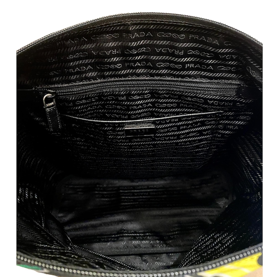 Image 993649_ALTMORE4.jpg, Product 993-649 / Price $3,260.00, Prada Cassette Print Black Nylon Convertible Tote Shoulder Bag from Prada on TSC.ca's Fashion department