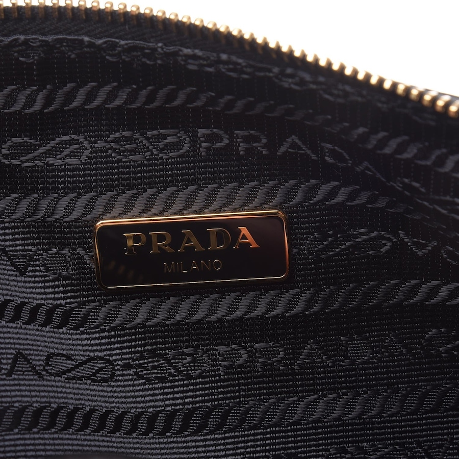 Image 993702_ALTMORE5.jpg, Product 993-702 / Price $1,312.00, Prada Vitello Daino Black Leather Cosmetic Pouch from Prada on TSC.ca's Fashion department