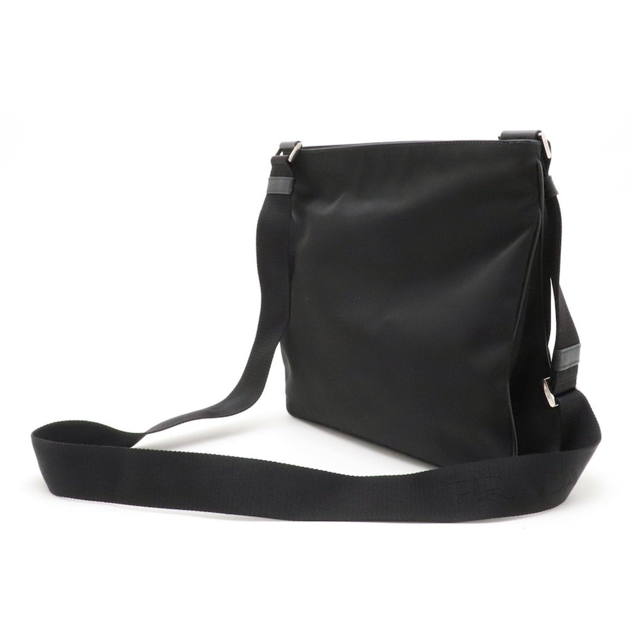 Image 993709_ALTMORE12.jpg, Product 993-709 / Price $3,498.00, Prada Tessuto Saffiano Black Messenger Bag Cross Body from Prada on TSC.ca's Fashion department