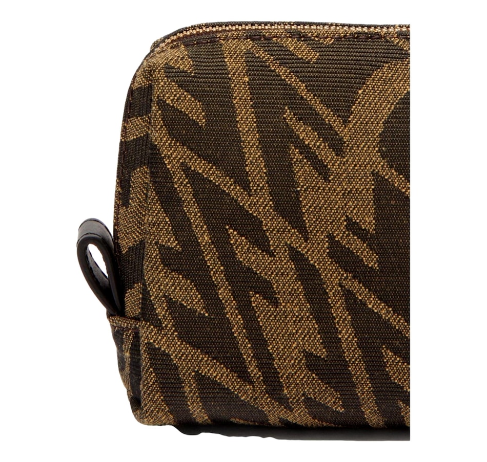 Image 993732_ALTMORE5.jpg, Product 993-732 / Price $867.00, Fendi FF Vertigo Brown Canvas Small Travel Beauty Pouch Clutch Bag from Fendi on TSC.ca's Fashion department