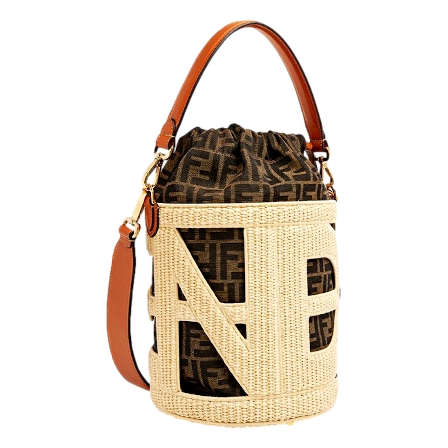 Image 993749_ALTMORE14.jpg, Product 993-749 / Price $2,695.00, FENDI Step Out Bucket Bag Mini Canvas and Leather Zucca FF Logo from Fendi on TSC.ca's Fashion department