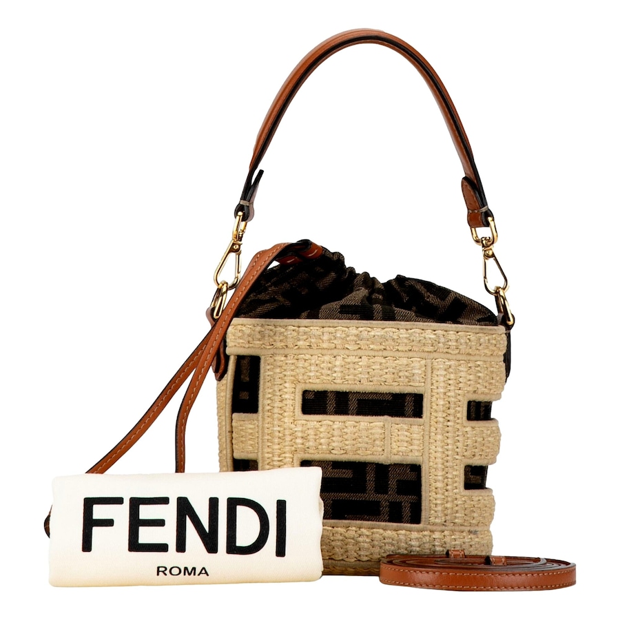 Image 993749_ALTMORE19.jpg, Product 993-749 / Price $2,695.00, FENDI Step Out Bucket Bag Mini Canvas and Leather Zucca FF Logo from Fendi on TSC.ca's Fashion department