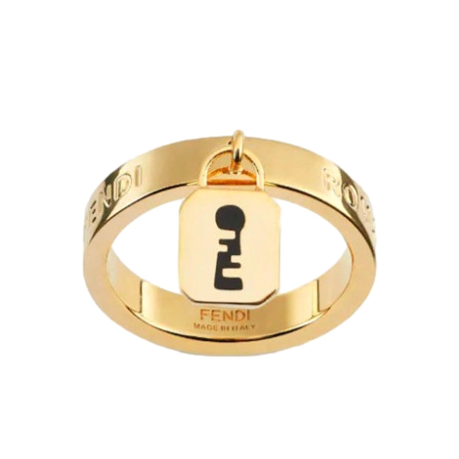 Image 993756_ST01.jpg, Product 993-756 / Price $930.00, Fendi Master Key Pendant Gold Finish Metal Large Fashion Ring from Fendi on TSC.ca's Fashion department