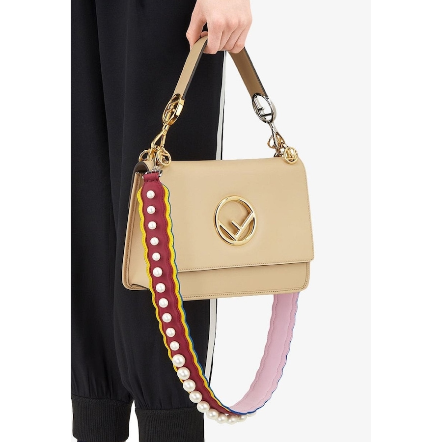 Image 993774_ALTMORE5.jpg, Product 993-774 / Price $1,264.00, Fendi Strap You Pearl Embellished Shoulder Strap Black Cherry Lemon from Fendi on TSC.ca's Fashion department