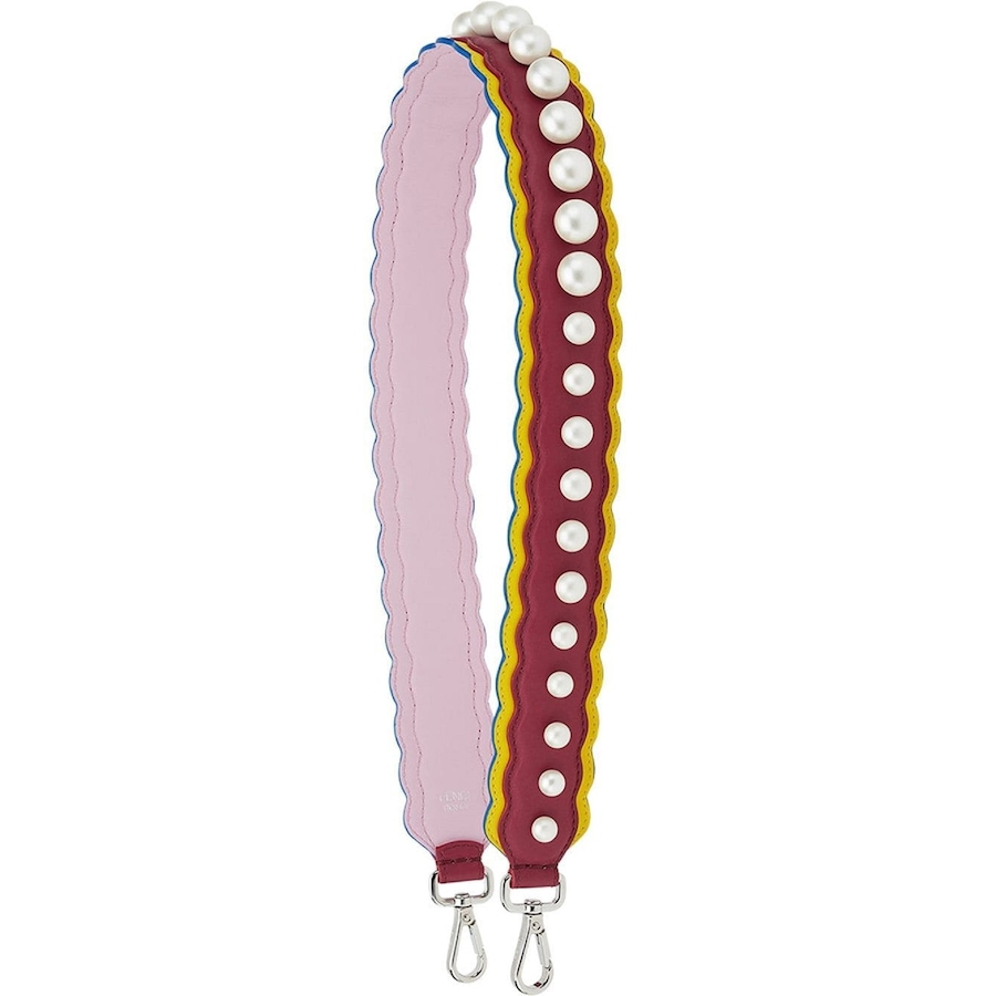 Image 993774_ST01.jpg, Product 993-774 / Price $1,264.00, Fendi Strap You Pearl Embellished Shoulder Strap Black Cherry Lemon from Fendi on TSC.ca's Fashion department