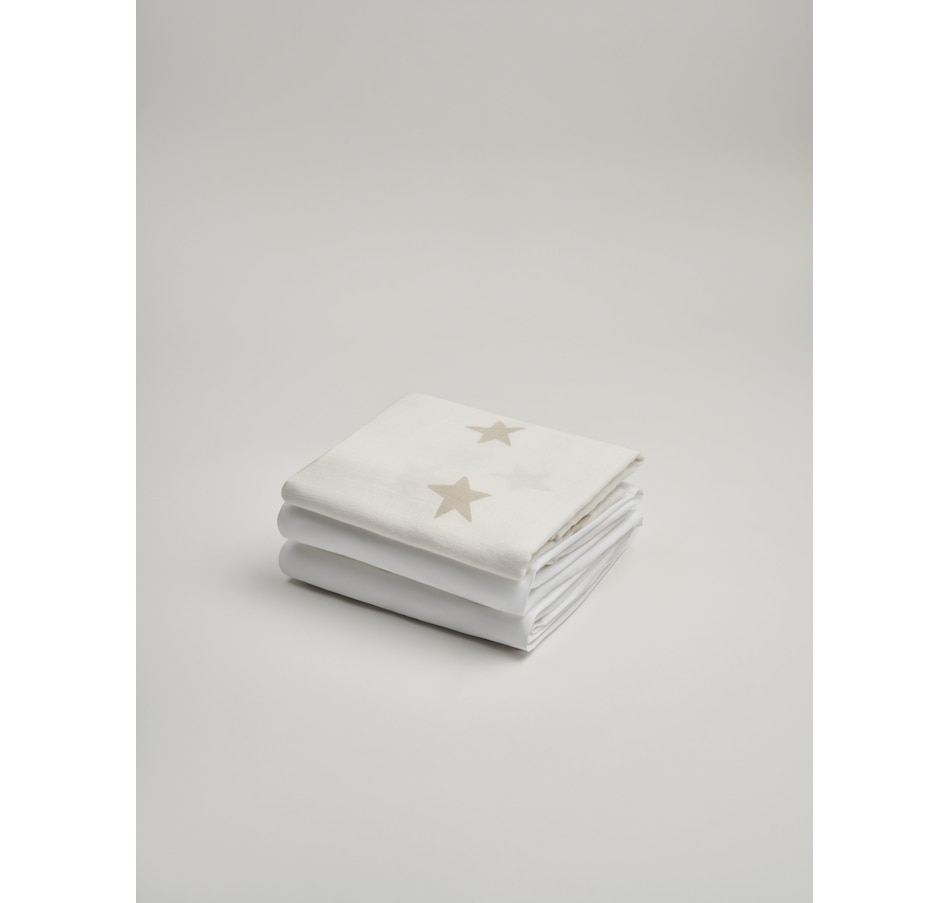 Image 994155.jpg, Product 994-155 / Price $70.00, Organic and Fairtrade Cotton Crib Sheet and Muslin Wrap Set from Takasa on TSC.ca's Home & Garden department