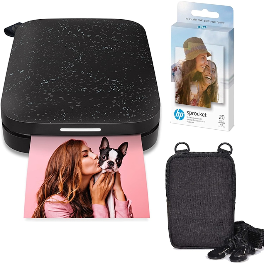 Image 994188_ST02.jpg, Product 994-188 / Price $149.99, HP Sprocket Portable 2x3" Instant Photo Printer (Lilac) and Zink Paper Bundle from HP - Hewlett Packard on TSC.ca's Toys & Hobbies department