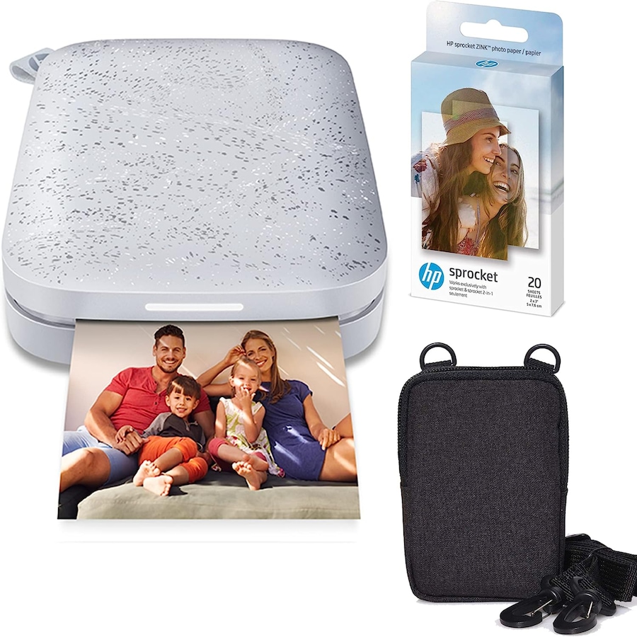 Image 994188_ST03.jpg, Product 994-188 / Price $149.99, HP Sprocket Portable 2x3" Instant Photo Printer (Lilac) and Zink Paper Bundle from HP - Hewlett Packard on TSC.ca's Toys & Hobbies department