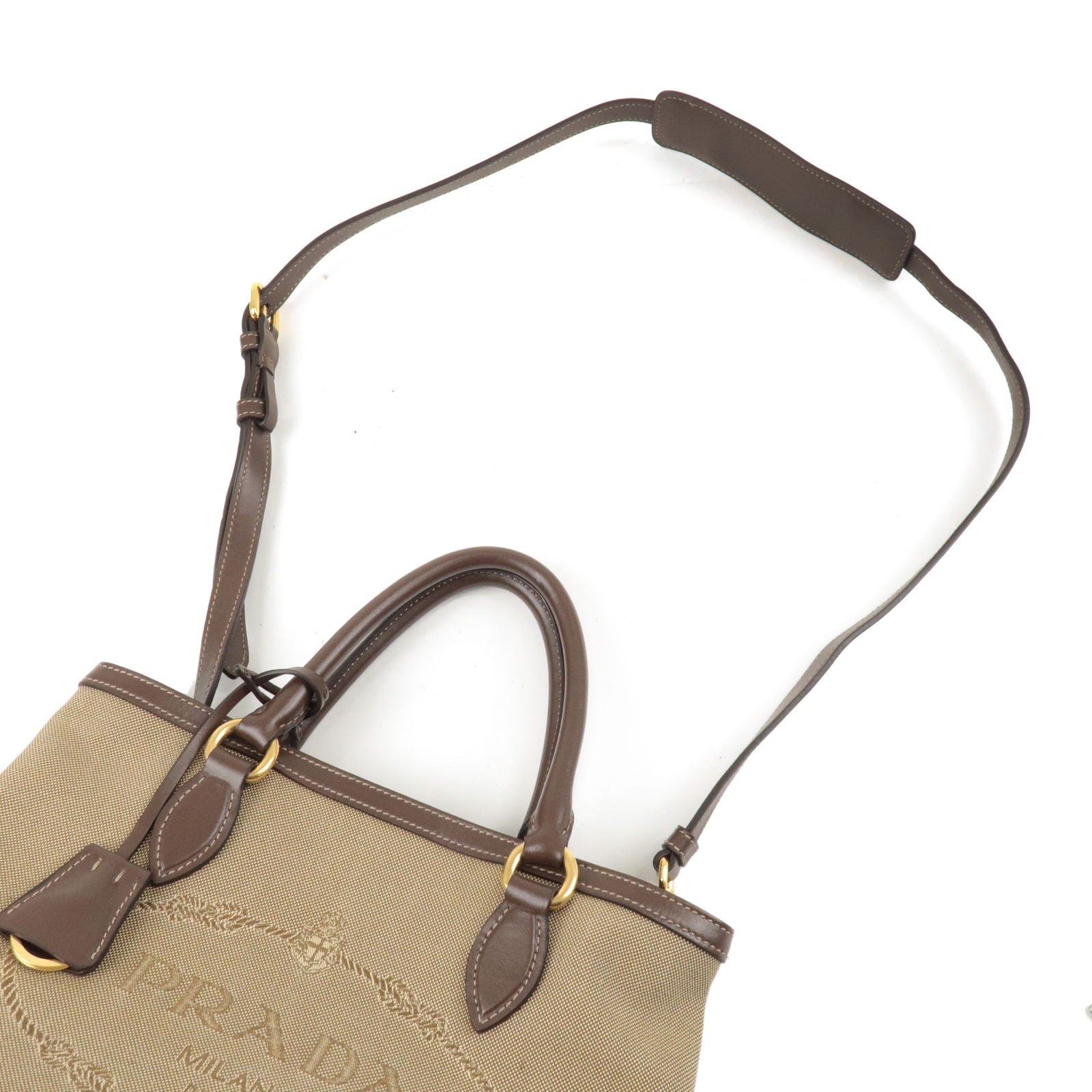 【PRADA】 Logo crossbody bag Prada Black Leather Triangle Logo Crossbody Bag | Yoogi's Closet