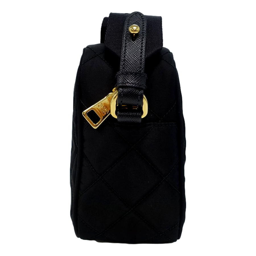 Image 994221_ALTMORE4.jpg, Product 994-221 / Price $3,737.00, Prada Tessuto Black Quilted Nylon Triangle Logo Camera Crossbody Bag from Prada on TSC.ca's Fashion department