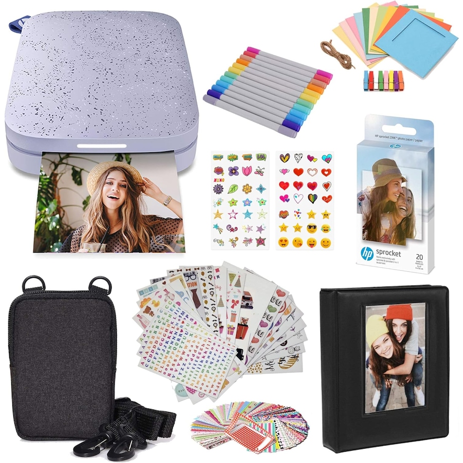 Image 994236_ST03.jpg, Product 994-236 / Price $199.99, HP Sprocket Portable 2x3" Instant Photo Printer (Blush Pink) & Accesories Starter Bundle from HP - Hewlett Packard on TSC.ca's Toys & Hobbies department